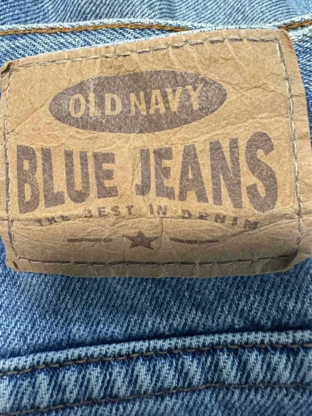 Old Navy Size 38x34 Mens Jeans Relaxed Fit (Actual Inseam 33.5) Light Wash